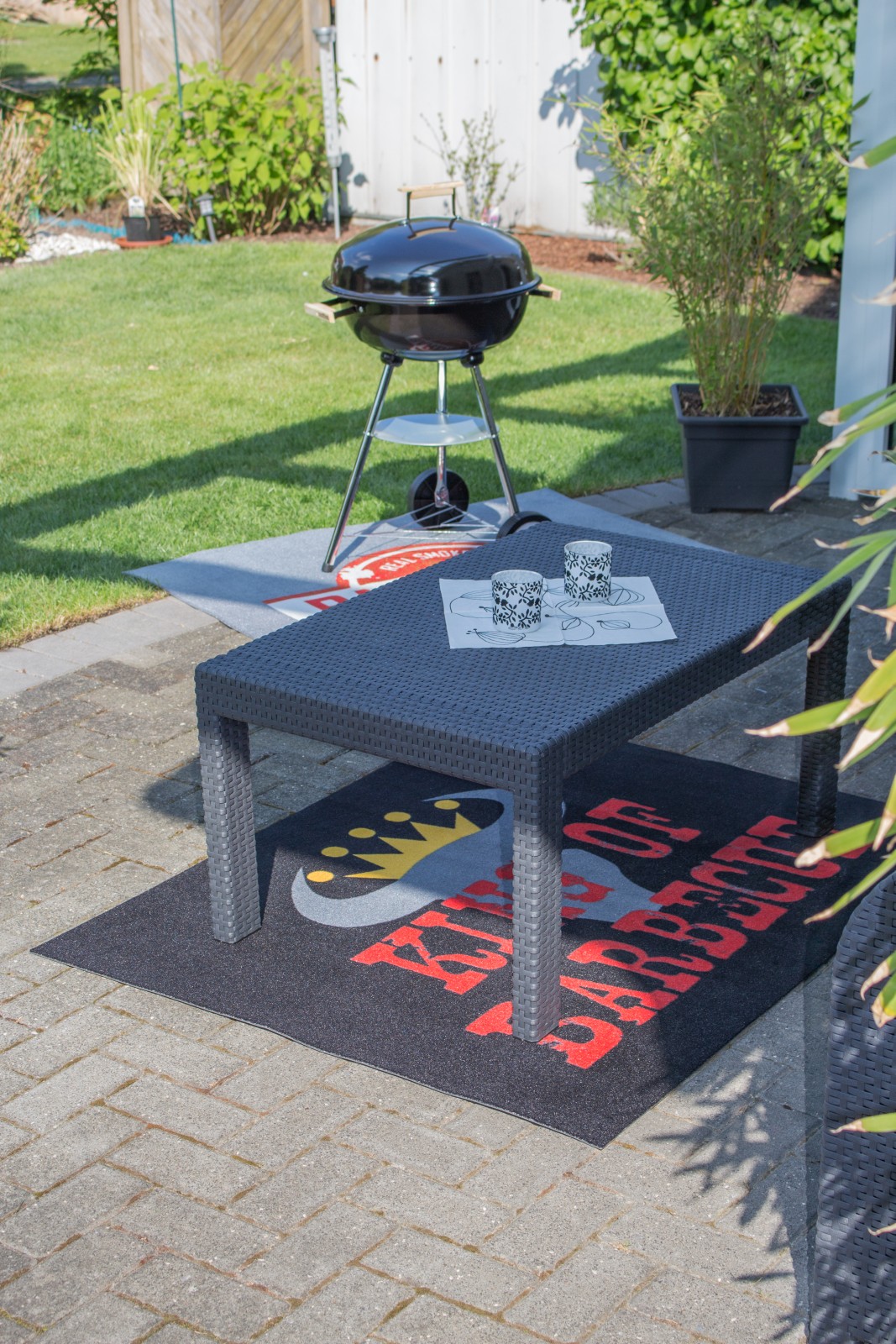 BBQ Matten Grillmatte Grillteppich Grill Matten Garten Terrasse 6